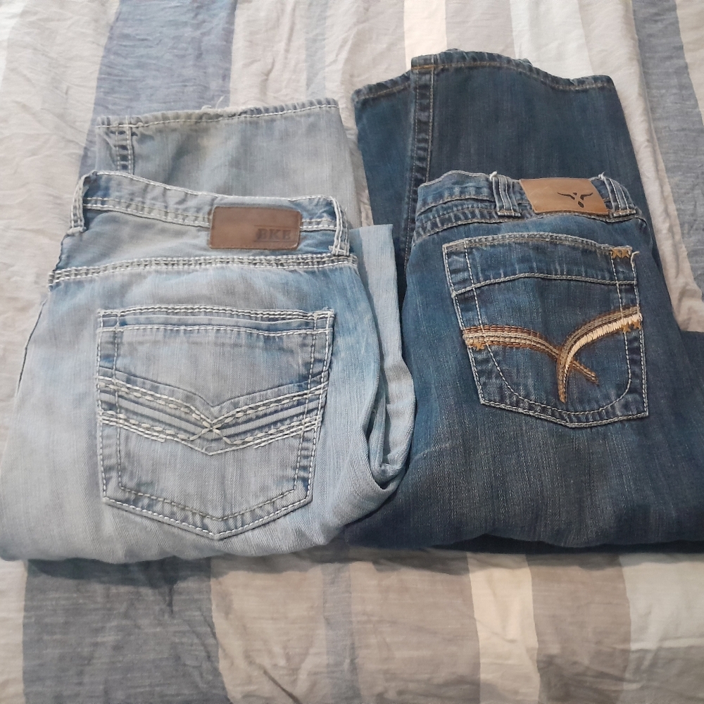 Mens BKE & WRANGLER Jeans